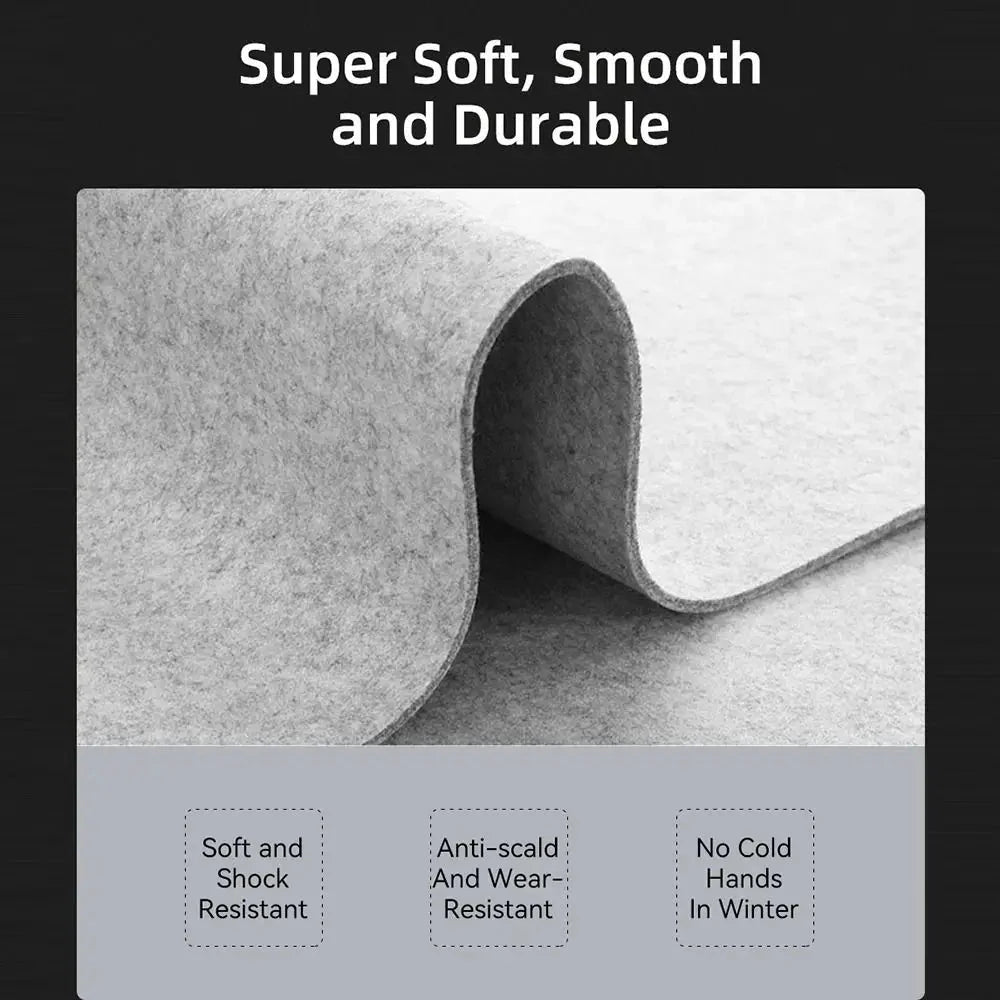 Wool Felt Desk Mat – Large Non-Slip Mouse Pad
